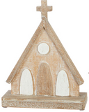 Raz Imports RZ 3959080xx Oh Holy Night Wooden Church - 3 Sizes