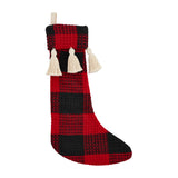 Mud Pie MP 46800034 Waffle Buffalo Christmas Stocking