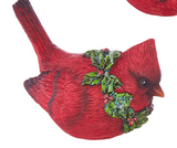Raz Imports RZ 4004913 4" Cardinal with Wreath