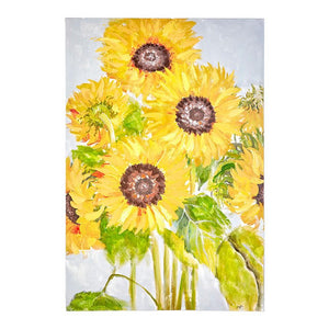 Raz Imports RZ 4057302 35.25" Sunflower Canvas Wall Art