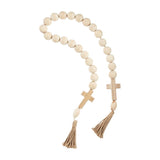 Mud Pie MP 40990006xx Eucalyptus Wood Bead - 2 Styles