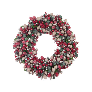 Raz Imports RZ 4110101 6.5" Beaded Berry Candle Ring