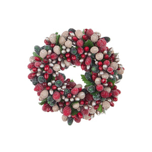 Raz Imports RZ 4110111 4.5" Beaded Berry Candle Ring