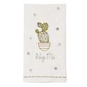 Mud Pie MP 41500016xx Embroidered Sequin Cactus Towel