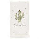 Mud Pie MP 41500016xx Embroidered Sequin Cactus Towel