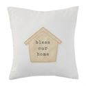 Mud Pie MP 41600448 Blessed Applique Pillow