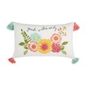 Mud Pie MP 41600492 Embroidered Lumbar Pillows