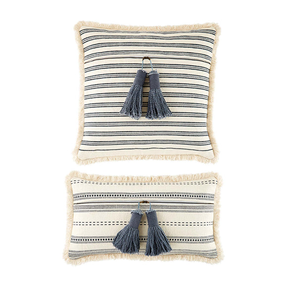 Mud Pie MP 41600495 Tassel Fringe Pillow