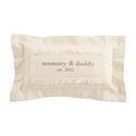 Mud Pie MP 41600518 Mommy & Daddy Throw Pillow