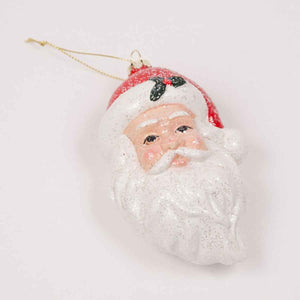 The Royal Standard TRS 41692 Jolly Santa Ornament - White/Red