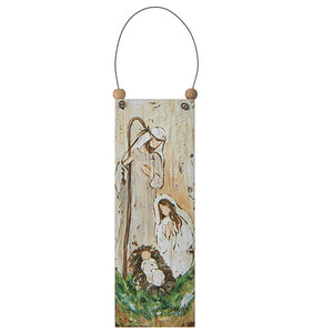 Raz Imports RZ 4216204 7" Holy Family Wooden Ornament