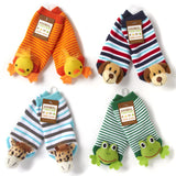 Two's Company TC 42265-20 Animal Footsie Rattle Socks