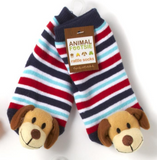 Two's Company TC 42265-20 Animal Footsie Rattle Socks