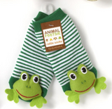 Two's Company TC 42265-20 Animal Footsie Rattle Socks