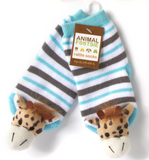 Two's Company TC 42265-20 Animal Footsie Rattle Socks