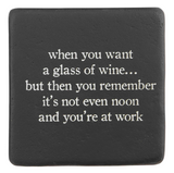 Mud Pie MP 42500157R Raisins Funny Wine Coasters