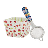 Mud Pie MP 42600685xx Floral Berry Basket Set