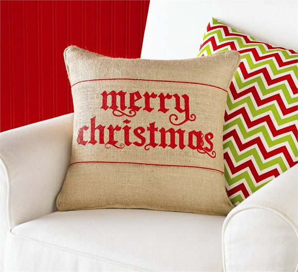 Mud Pie MP 4265063 Christmas Red Pillow Wrap