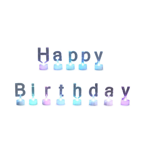 Two's Company TC 44087 Multi Color Happy Birthday LED Light Up Decor