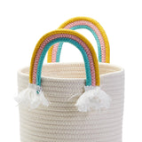Two's Company TC 44188x Rainbow Handle Hand-Crafted Rope Baskets