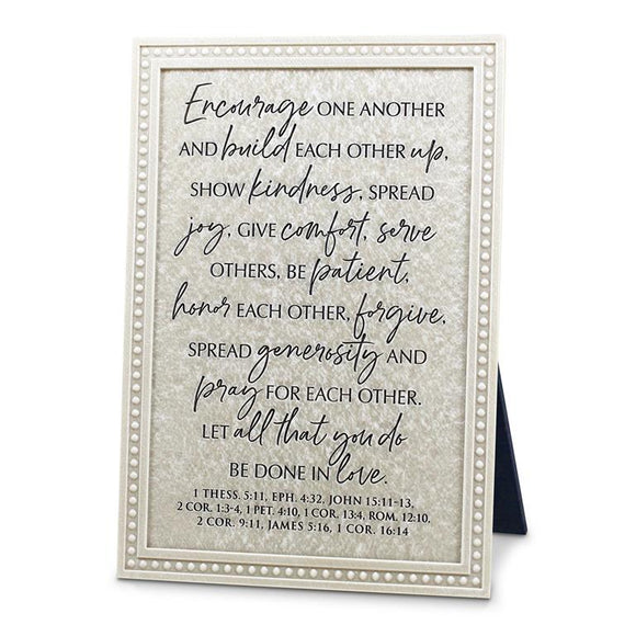 Dicksons Gifts DG 45026 Tabletop Plaque Done in Love Resin