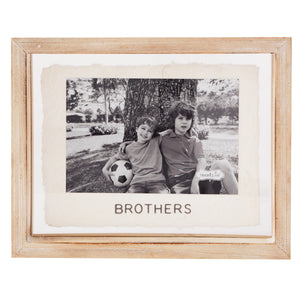 Mud Pie MP 46900354 Brothers 4x6 Glass Frame