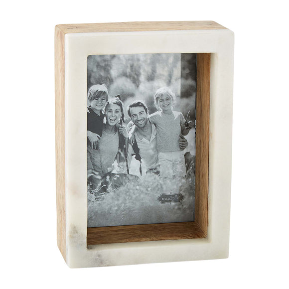 Mud Pie Cornice in bianco e nero, 4 x 6 Mud Pie Cornice in bianco e nero, 4 x 6