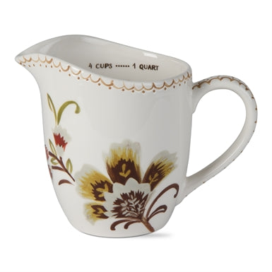 TAG T 208495 Autumn Bloom Measuring Pitcher