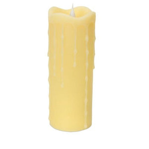 Melrose International MI 56831 Simplux - 4 x 12 Flameless Candle Cream