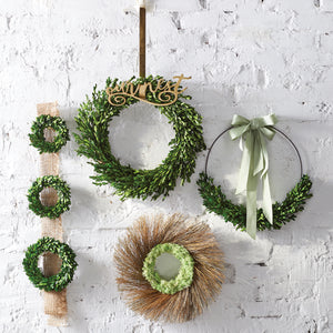 Mud Pie MP 4265442 Preserved Boxwood Wreath