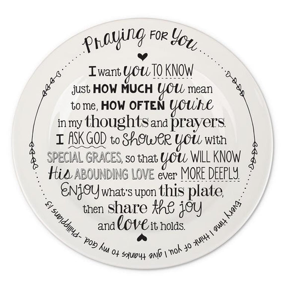 Dicksons Gifts DG 51103 Decorative Plate Praying For You
