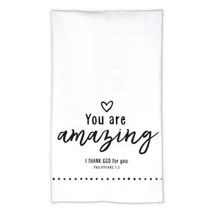 Dicksons Gifts DG 51572 Tea Towel Artisan Doodles Amazing White