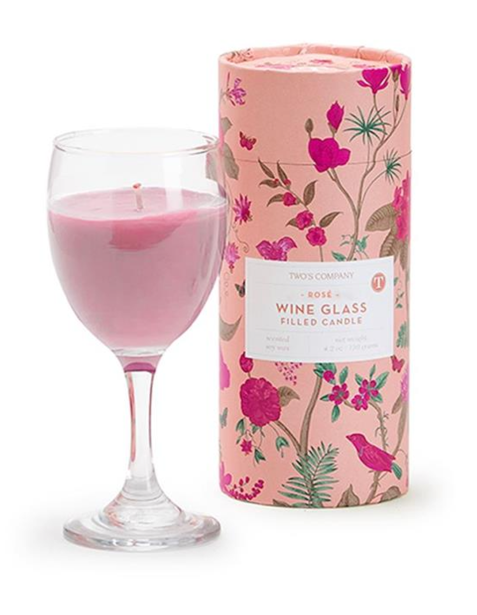 Mother's Day Wine Glass Cherry Blossoms, Sold Separately