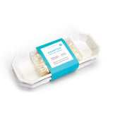 Two's Company TC 53443 Hampton Set of 2 Corn Dishes w/Bamboo Corn Holders