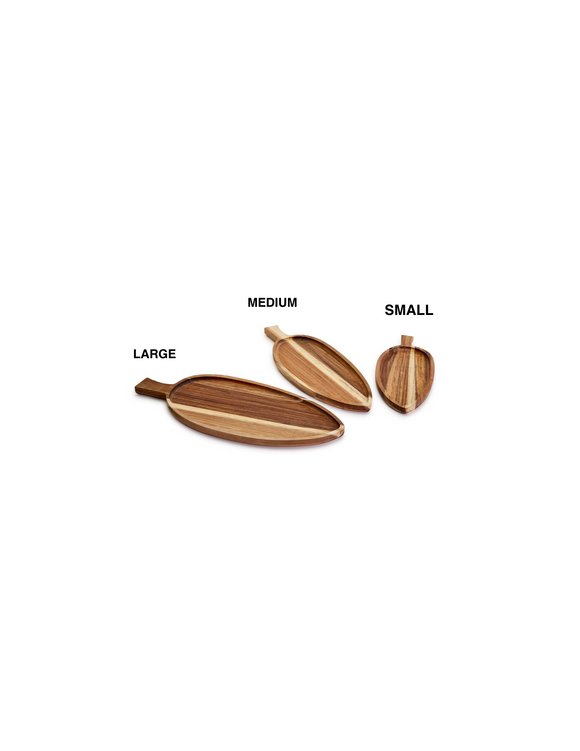 Two's Company TC 53609x Leaf Shape Serving Trays