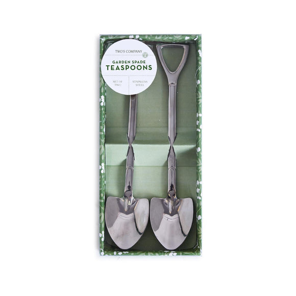 Two's Company TC 53684 Set of 2 Garden Spade Teaspoons