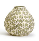 Two's Company TC 53750x Embossed Cane Vases