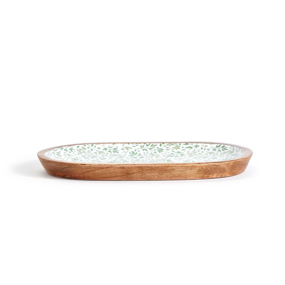 Two's Company TC 53755 Countryside Wood Oval Platter