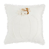 Mud Pie MP 41600584 White Pumpkin Pillows