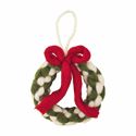 Mud Pie MP 46700255 Wool Wreath Ornaments