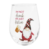 Mud Pie MP 44600077xx Christmas Drinking Wine Glasses