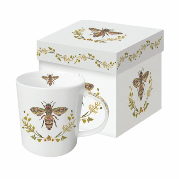 Paperproducts Design PD 604365 Green Bee Mug in Gift Box