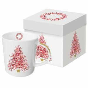 Paperproducts Design PD 604543 Gift Box Mug - Season's Tree