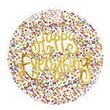 Coton Colors CC HAPEV-16PL-TOSS Toss Happy Everything Big Platter w/ Sparkle Cake Attachment