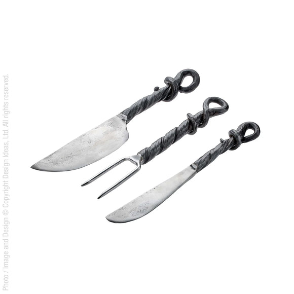 Design Ideas DI 6420164 Brummel Cheese Knives - Set of 3