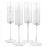 Design Ideas DI 6461413 Endra Champagne Flutes - 4 Styles