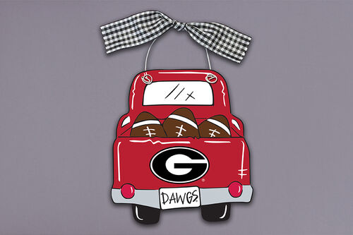 Magnolia Lane ML 70101 University of Georgia Wood Truck Ornament