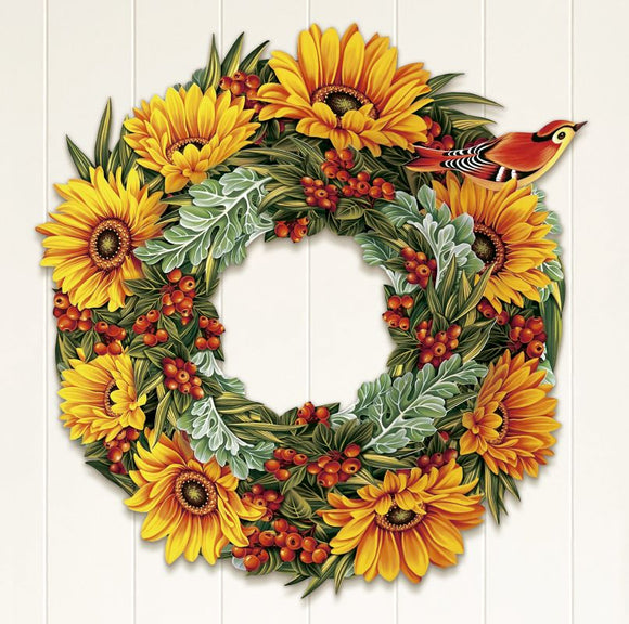 FreshCut Paper Pop Up - Harvest Wreath