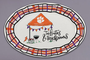 Magnolia Lane ML 73103 Clemson 18 x 12 BBQ Oval Platter