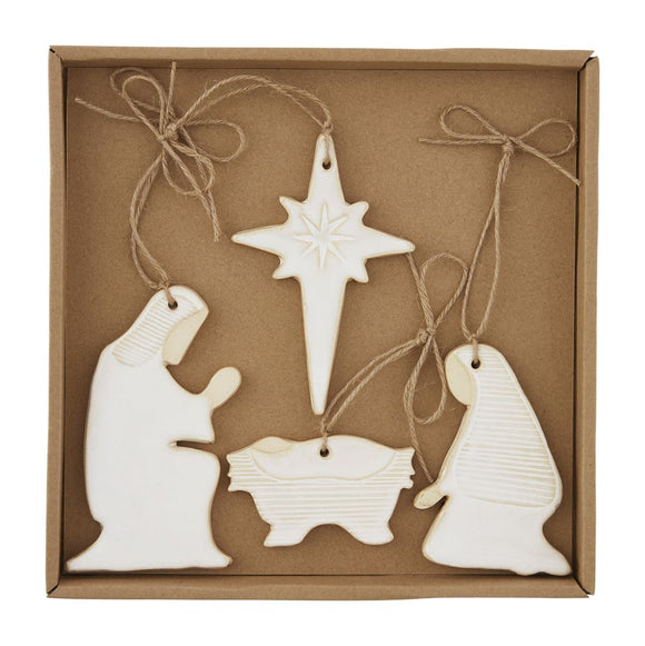 Mud Pie MP 46700221 Nativity Ornament Box Set